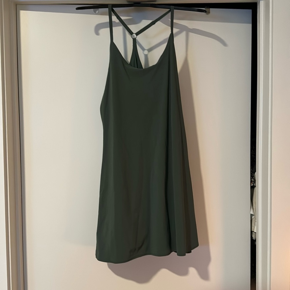 Outdoor voices exercise dress size large green